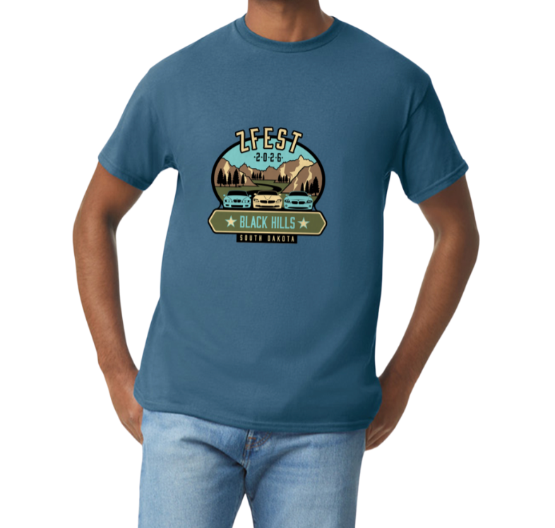 ZFEST 26 Short Sleeve Tee Shirt - INDIGO