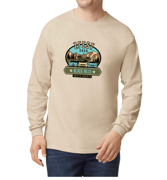 ZFEST 26 LONG Sleeve Tee Shirt - SAND