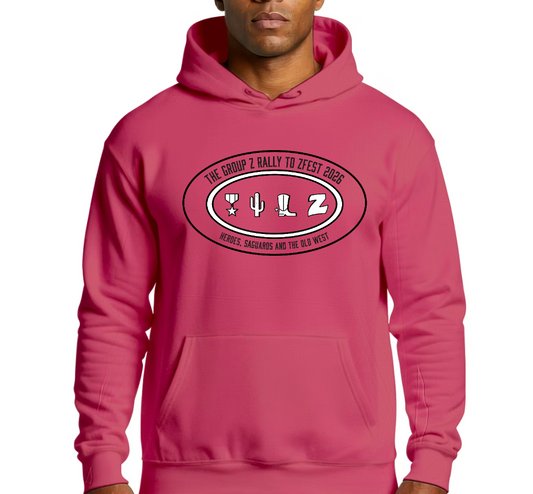 Group Z Rally Pullover Hoodie - Heather Red
