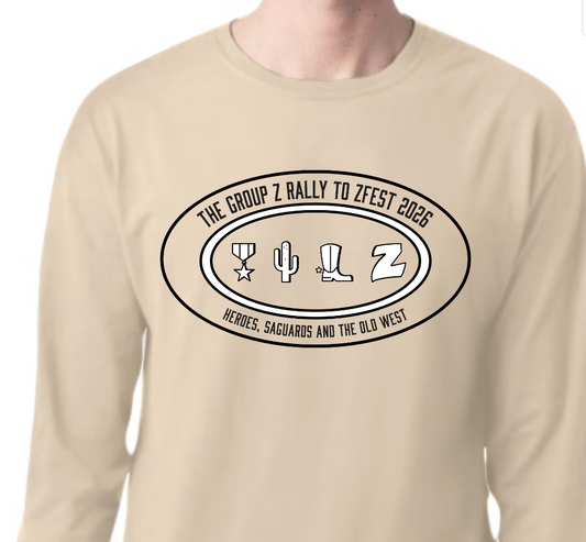 Group Z Rally Long Sleeve T-Shirt - Sand
